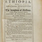 1682 HISTORY of ETHIOPIA KINGDOM OF ABESSINIA ILLUSTRATED antique in ENGLISH