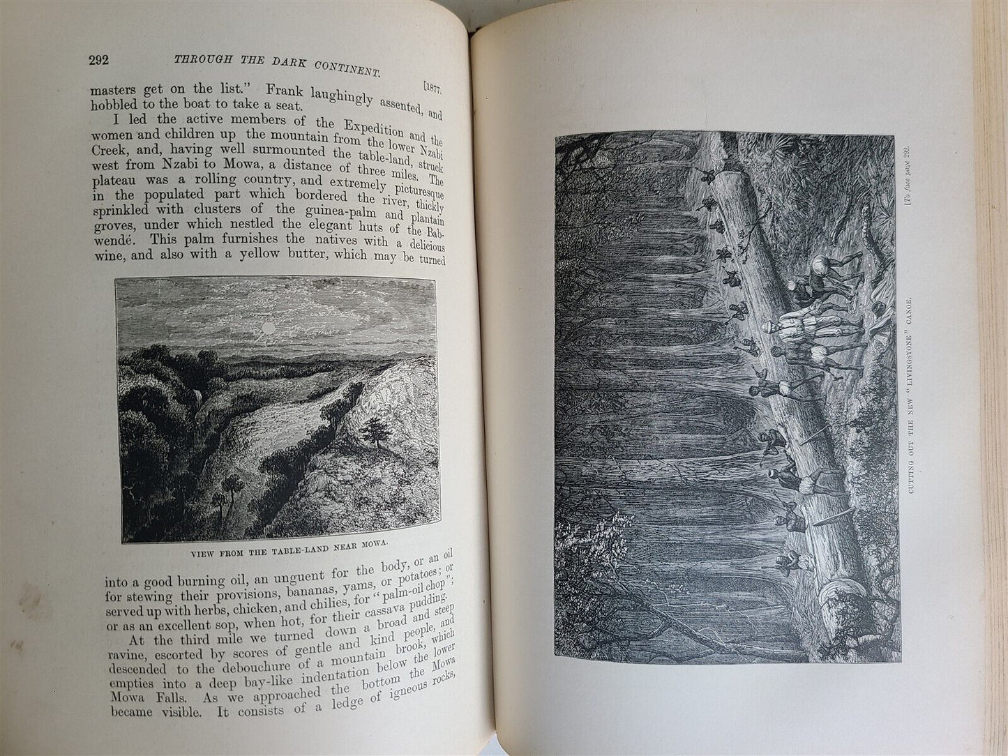 1899 THROUGH the DARK CONTINENT H. STANLEY antique illustrated Africa travel V.I