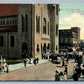ATLANTIC CITY NJ ST.NICHOLAS CHURCH SUNDAY MORNING ANTIQUE POSTCARD