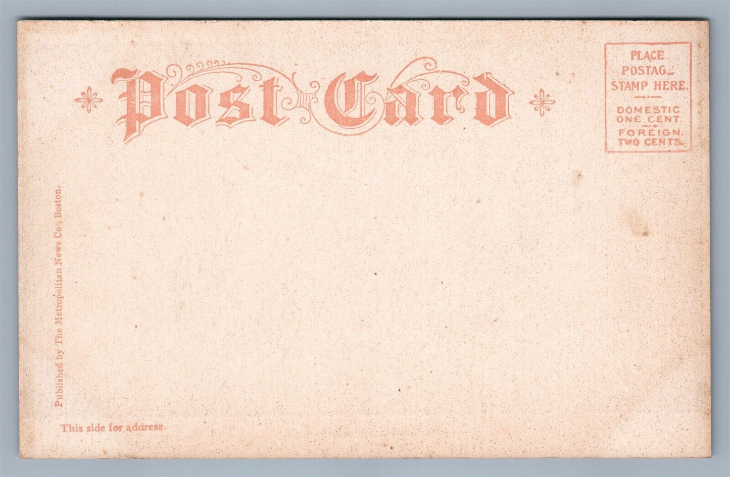 SPRINGFIELD MA STATE STREET ANTIQUE UNDIVIDED POSTCARD