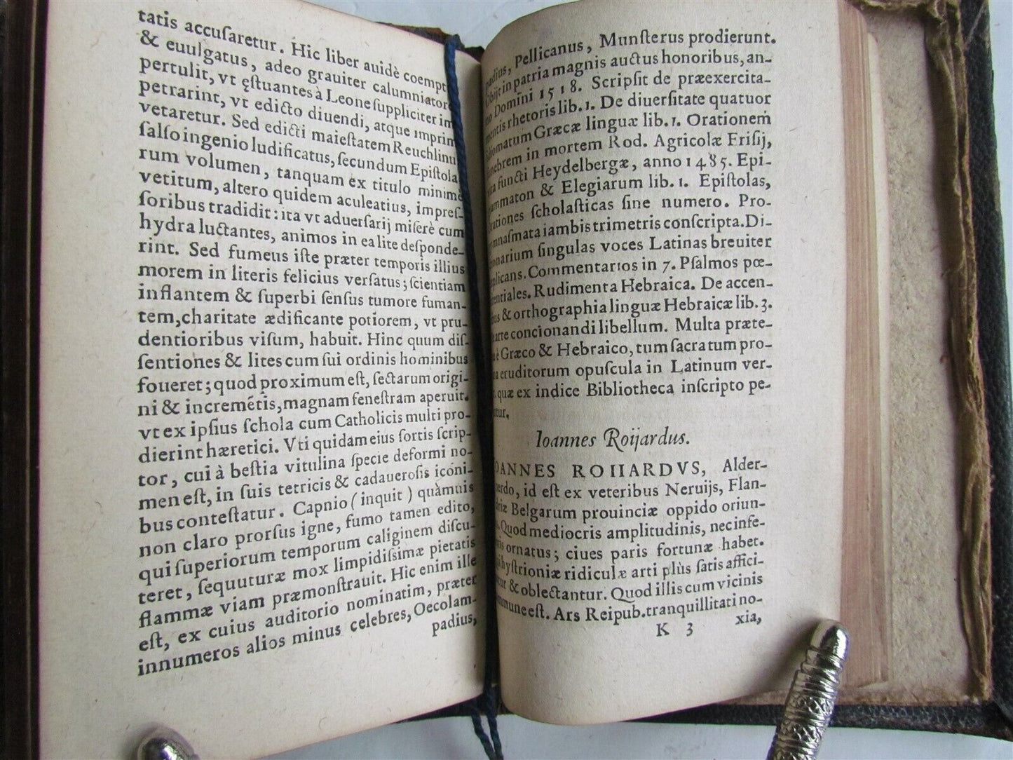 1582 ILLUSTRUM GERMANIAE SCRIPTORUM CATALOGUS Cornelis Loos antique 16th CENTURY