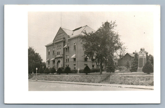 ORTONVILLE MN BIG STONE COUNTY COURT HOUSE VINTAGE REAL PHOTO POSTCARD RPPC