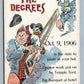 ELECTION ADVERTISING ANTIQUE POSTCARD TAKING THE DEGREES 1906 POLICEMAN