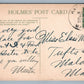 ONSET BAY MA ONSET AVENUE & GLEN COVE 1908 ANTIQUE POSTCARD