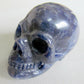 SKULL HAND CARVED OF LAPIS vintage carving