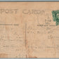 COLUMBIA FALLS ME TOLL SCENE ANTIQUE REAL PHOTO POSTCARD RPPC