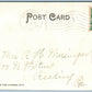 MARINETTE WI ST.MARY'S INSTITUTE ANTIQUE POSTCARD