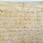 16th-17th century OLD MANUSCRIPT on VELLUM antique LAW DOCUMENT in FRENCH