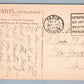 FRANCE NOTRE DAM ANTIQUE POSTCARD 1925 INT'L EXHIBITION of MODERN ART STAMP