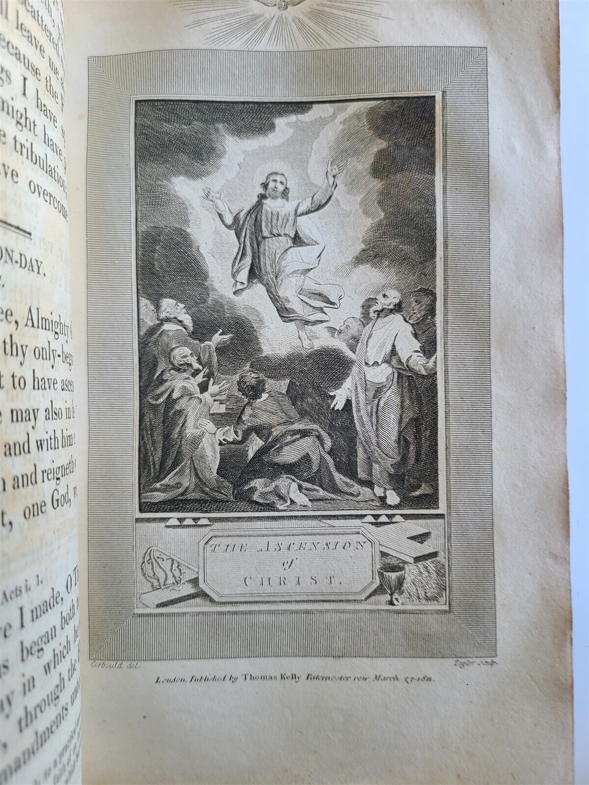 1811 BOOK OF COMMON PRAYER in ENGLISH ANTIQUE ILLUSTRATED