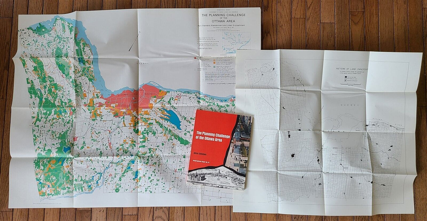 1969 PLANNING CHALLENGE of the OTTAWA AREA by ALICE COLEMAN vintage