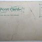 PHILADELPHIA PA CHESTNUT STREET 8th St. ANTIQUE UNDIVIDED POSTCARD railroad TRAM