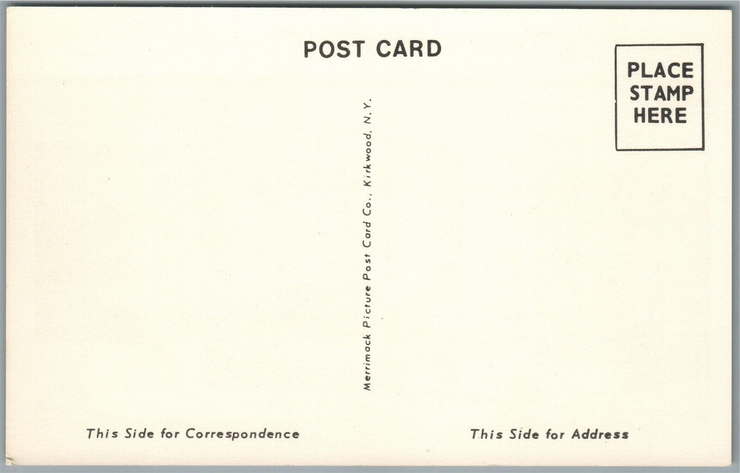 MILTON PA POST OFFICE VINTAGE POSTCARD