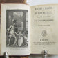 1817 HOMEROS Odyssey antique 3 volumes in FRENCH ILLUSTRATED