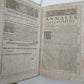 1693 BLIND-STAMPED PIGSKIN OVER WOODEN BOARDS FOLIO ANNALES ECCLESIASTICI