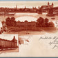 GRUSS AUS BONN GERMANY 1899 ANTIQUE POSTCARD