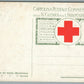 WWI ERA ITALIAN RED CROSS MILITARY ANTIQUE POSTCARD WOUNDED SOLDIERS