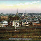 MIDDLETOWN NY BIRDSEYE VIEW ANTIQUE POSTCARD