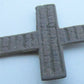 RUSSIAN 17th CENTURY ANTIQUE BRASS NECK CROSS icon