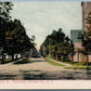 MONTICELLO SULLIVAN CO. NY LIBERTY STREET ANTIQUE POSTCARD