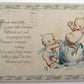 1925 VINTAGE EASTER GREETING ARTIST SIGNED POSTCARD by ROSE O'NEILL