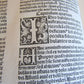 1499 INCUNABULA FOLIO antique Sacred letters of St.Paul interpretation INCUNABLE