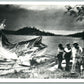 LAKEPORT CA EXAGGERATED FISHING VINTAGE REAL PHOTO POSTCARD RPPC