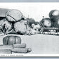 F.P. RANCH OKLAHOMA FARM YARD SCENE ANTIQUE POSTCARD