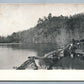 SALEM CT BRIDES POND UNDIVIDED ANTIQUE POSTCARD