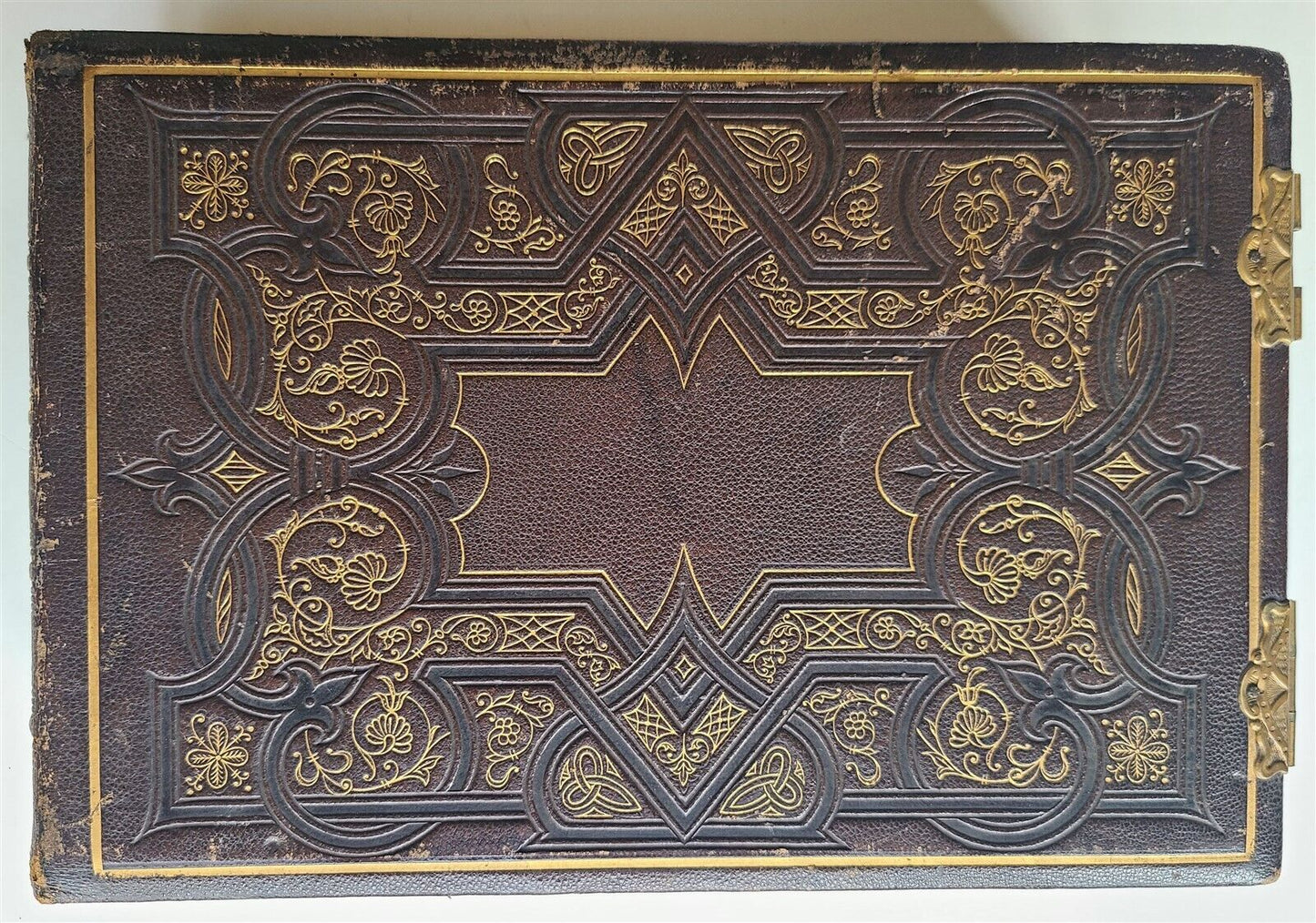 19th century VICTORIAN PHOTO ALBUM antique