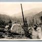 WOLF WYO RIDERS FROM EATON'S RANCH ANTIQUE REAL PHOTO POSTCARD RPPC