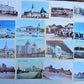 MOSCOW'S RAILROAD DEPOTS RAILWAY STATIONS 16 RUSSIAN REPRODUCTION POSTCARDS SET