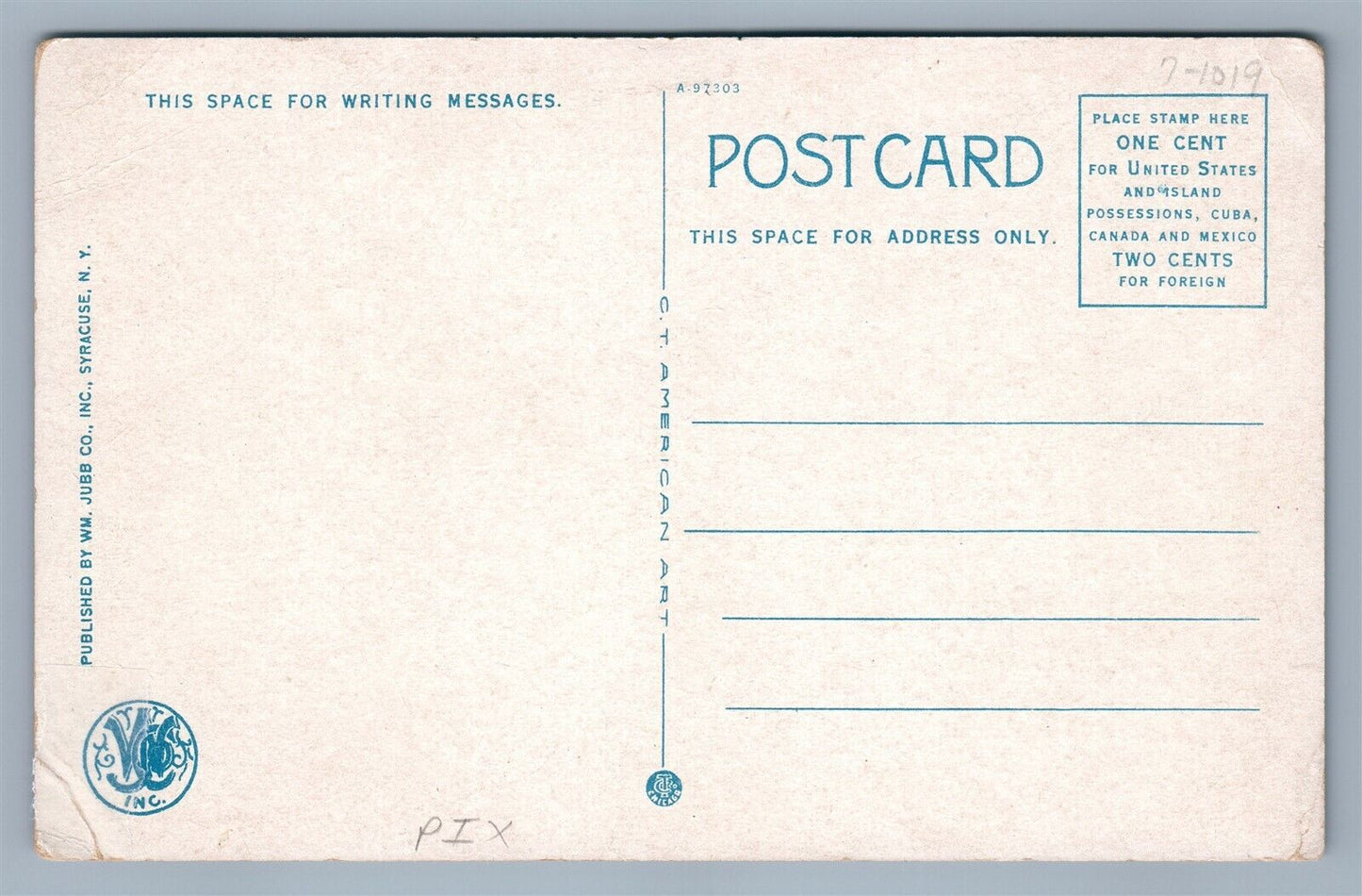 CARTHAGE NY STATE STREET LOOKING NORTH ANTIQUE POSTCARD w/ CARS