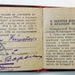 1930 RARE RUSSIAN SOVIET RED GUARD - CIVIL WAR RED PARTISAN ID BOOKLET