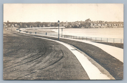 BURLINGHAM NY ? ANTIQUE REAL PHOTO POSTCARD RPPC
