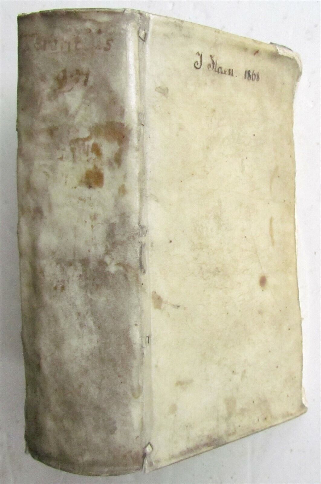 1670 PUBLII TERENTII COMOEDIAE SEX VELLUM BOUND antique