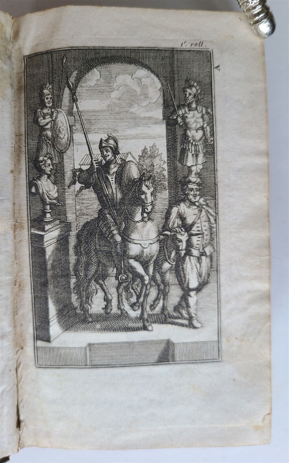 1713 DON QUICHOTTE DE LA MANCHE by CERVANTES 6 VOLUMES antique ILLUSTRATED