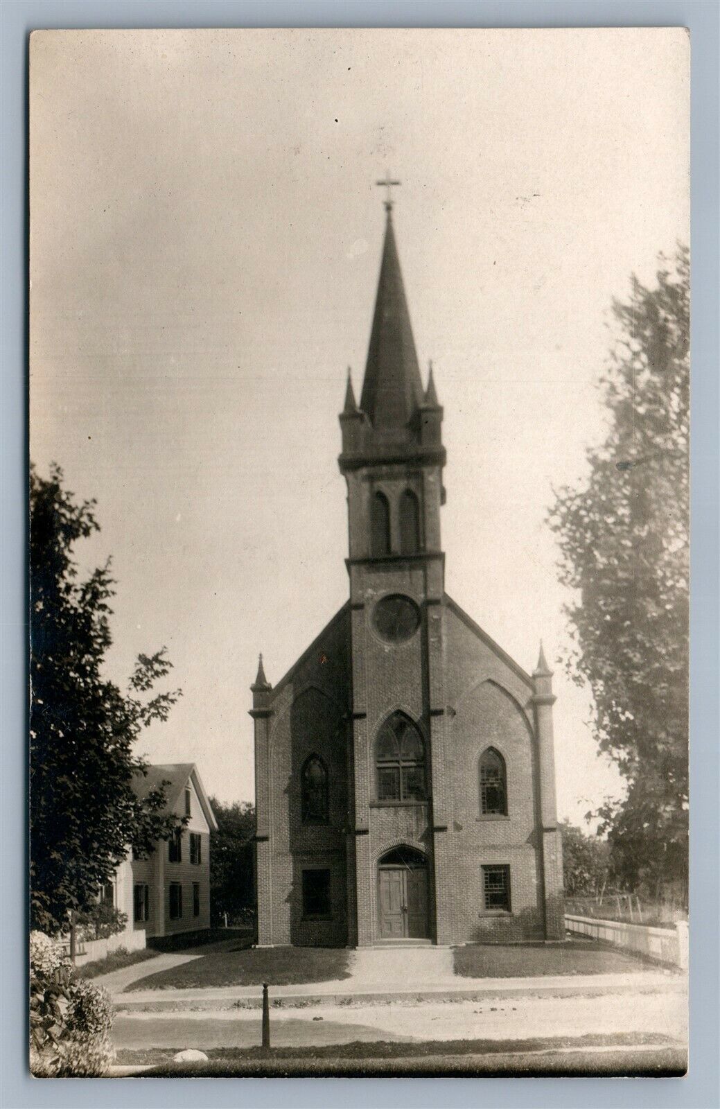 NORTHGROSVENOR CT 1909 ANTIQUE REAL PHOTO POSTCARD RPPC