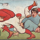 SPORT GAME ANTIQUE POSTCARD