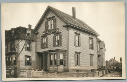 LYNN MA MARY BAKER EDDY'S HOME VINTAGE REAL PHOTO POSTCARD RPPC