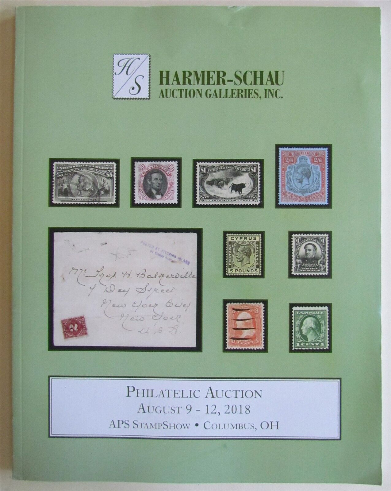 STAMPS PHILATELIC HARMER-SCHAU 2018 AUCTION CATALOG