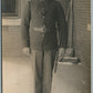 US WWI SOLDIER in PARADE UNIFORM ANTIQUE REAL PHOTO POSTCARD RPPC