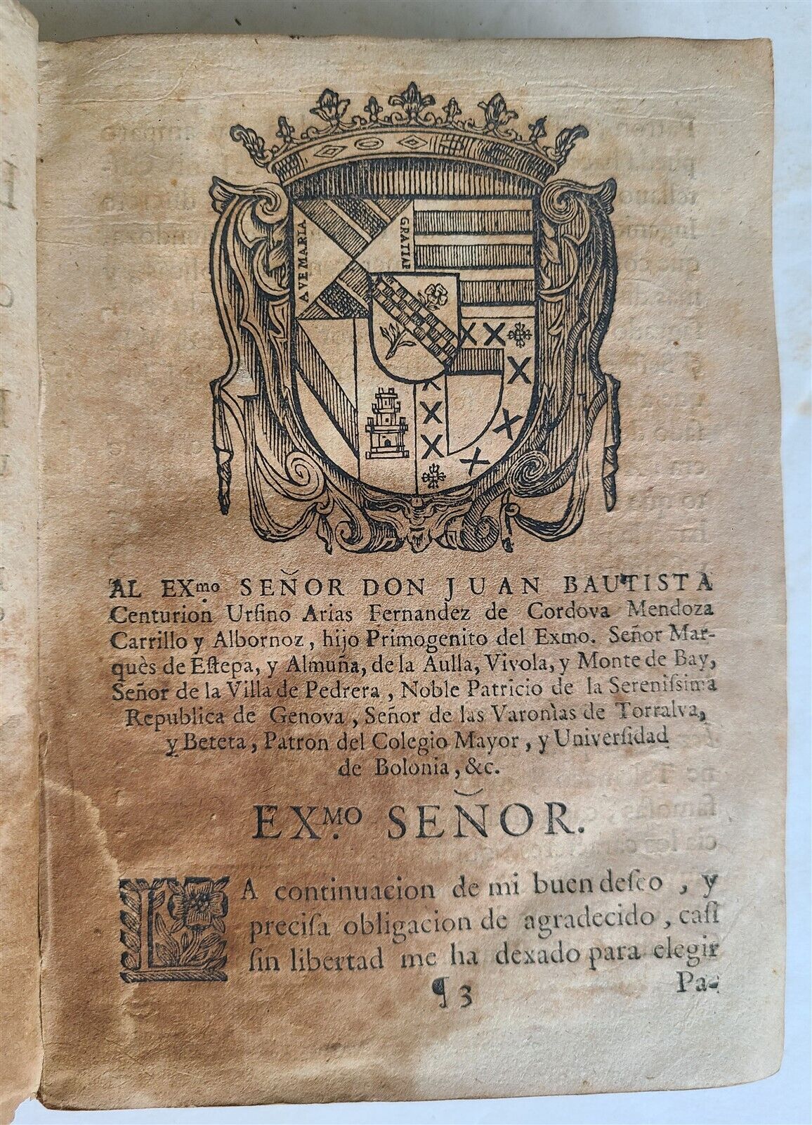 1728 Obras Liricas y Comicas, Divinas, y Humanas antique VELLUM BOUND in SPANISH