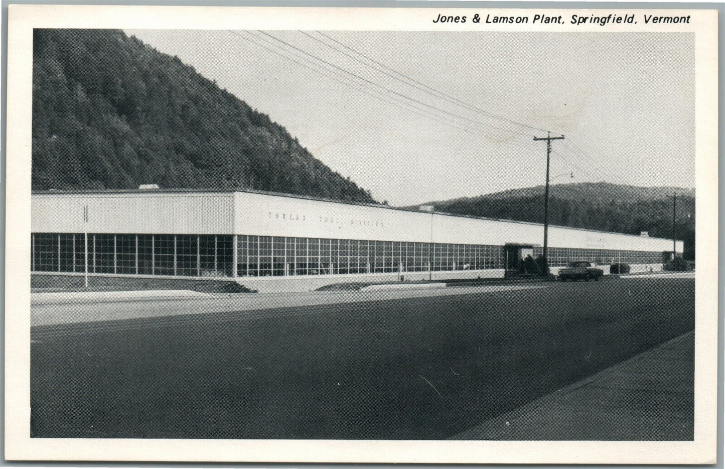 SPRINGFIELD VT JONES & LAMSON PLANT VINTAGE POSTCARD