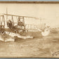 EARLY AVIATION BOSCHE HYDRO PLANE ANTIQUE REAL PHOTO POSTCARD