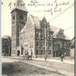 CARBONDALE PA CITY BUILDING 1906 UNDIVIDED ANTIQUE POSTCARD