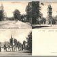 MILLVILLE NJ CHURCHES 1906 UNDIVIDED ANTIQUE POSTCARD