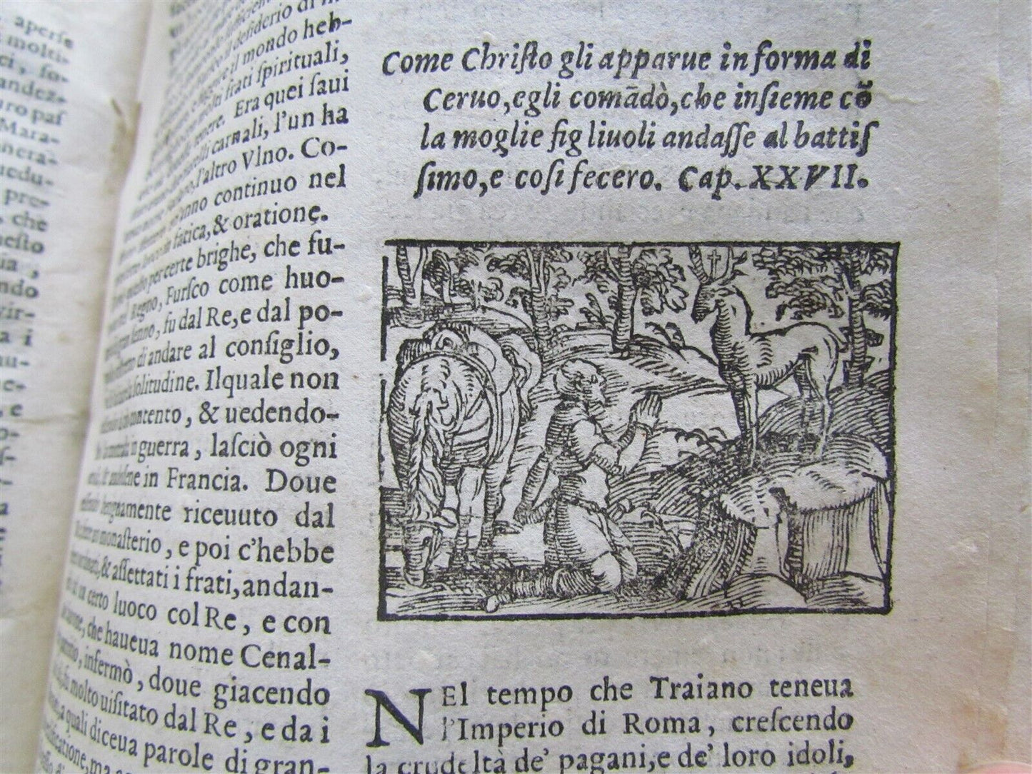 1597 ILLUSTRATED Le Vite de' Santi Padri Insieme Col Prato antique vellum RARE