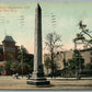 JERSEY CITY NJ PAULUS HOOK BATTLE MONUMENT ANTIQUE POSTCARD