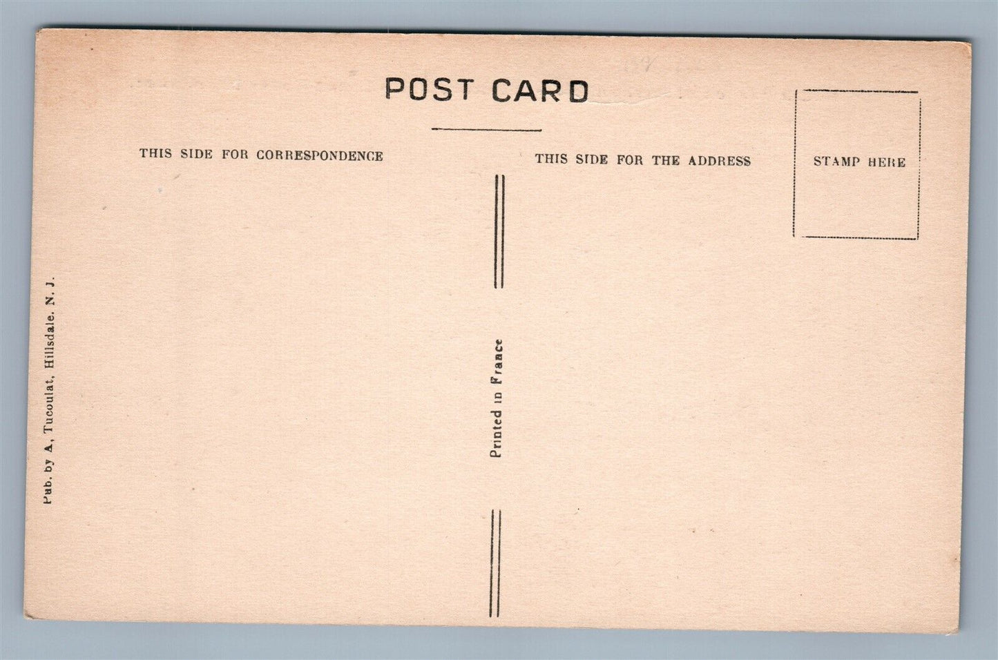 CLINTION NJ RARITAN RIVER ANTIQUE POSTCARD